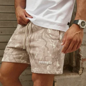 1118 - Tree Camo Cotton Shorts