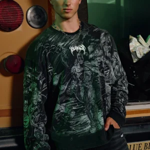 8002 - Batman Comic Longsleeves